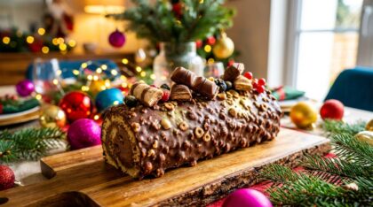 découvrez la bûche kinder bueno, un dessert gourmand et régressif qui séduit petits et grands à noël avec son goût irrésistible et ses saveurs chocolatées.
