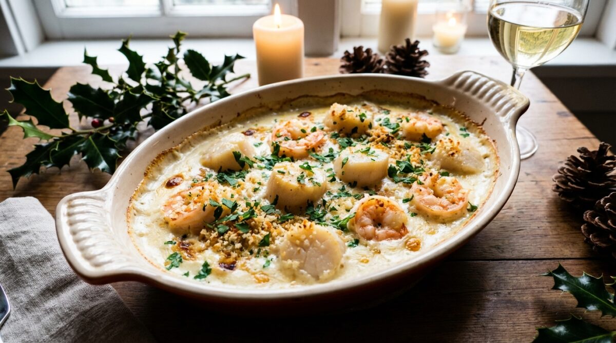 découvrez la cassolette de la mer spéciale noël, un plat chic et gourmand qui ravira vos invités et apportera une touche d'élégance à votre table festive.