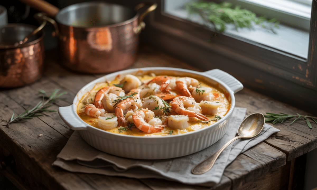 découvrez nos cassolettes gourmandes aux gambas et saint-jacques, un délice crémeux et savoureux qui séduira tous vos convives. une recette raffinée pour des moments d'exception.