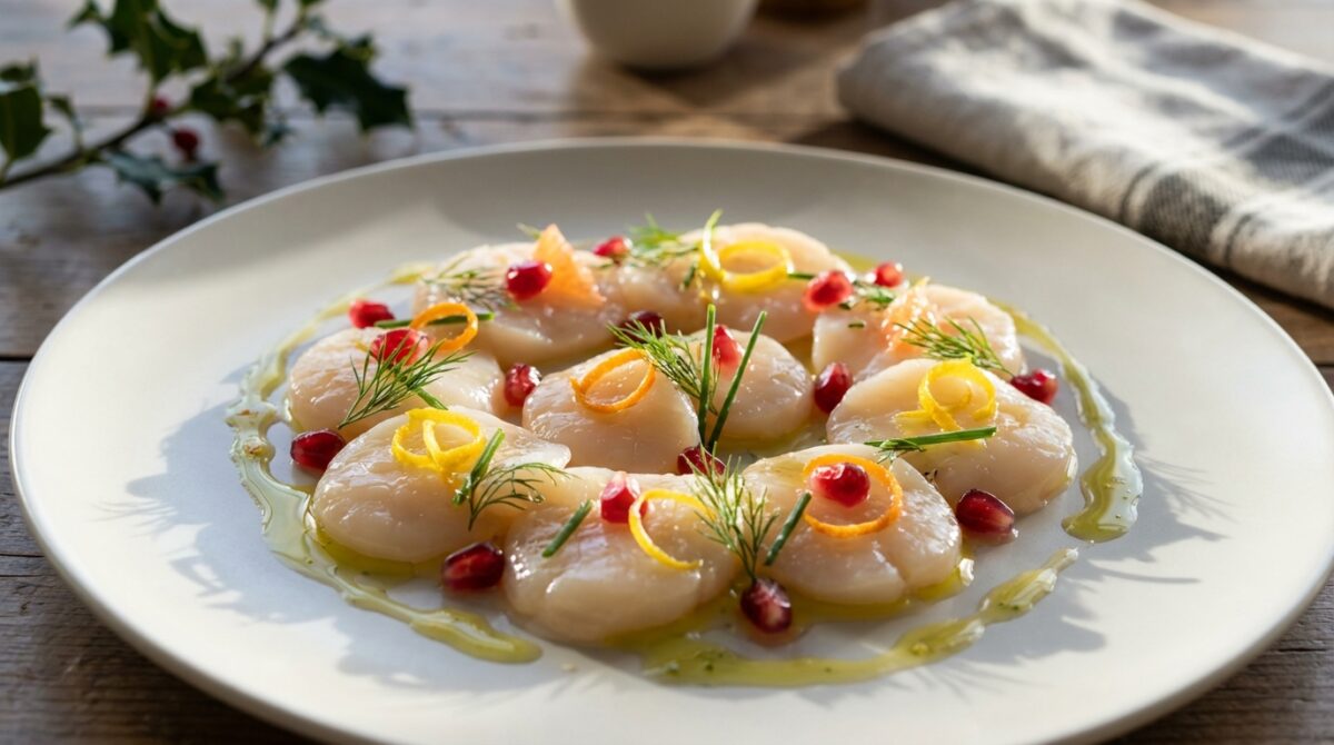 découvrez comment préparer un carpaccio de saint-jacques élégant et savoureux pour noël, qui éblouira vos invités sans dépasser votre budget.