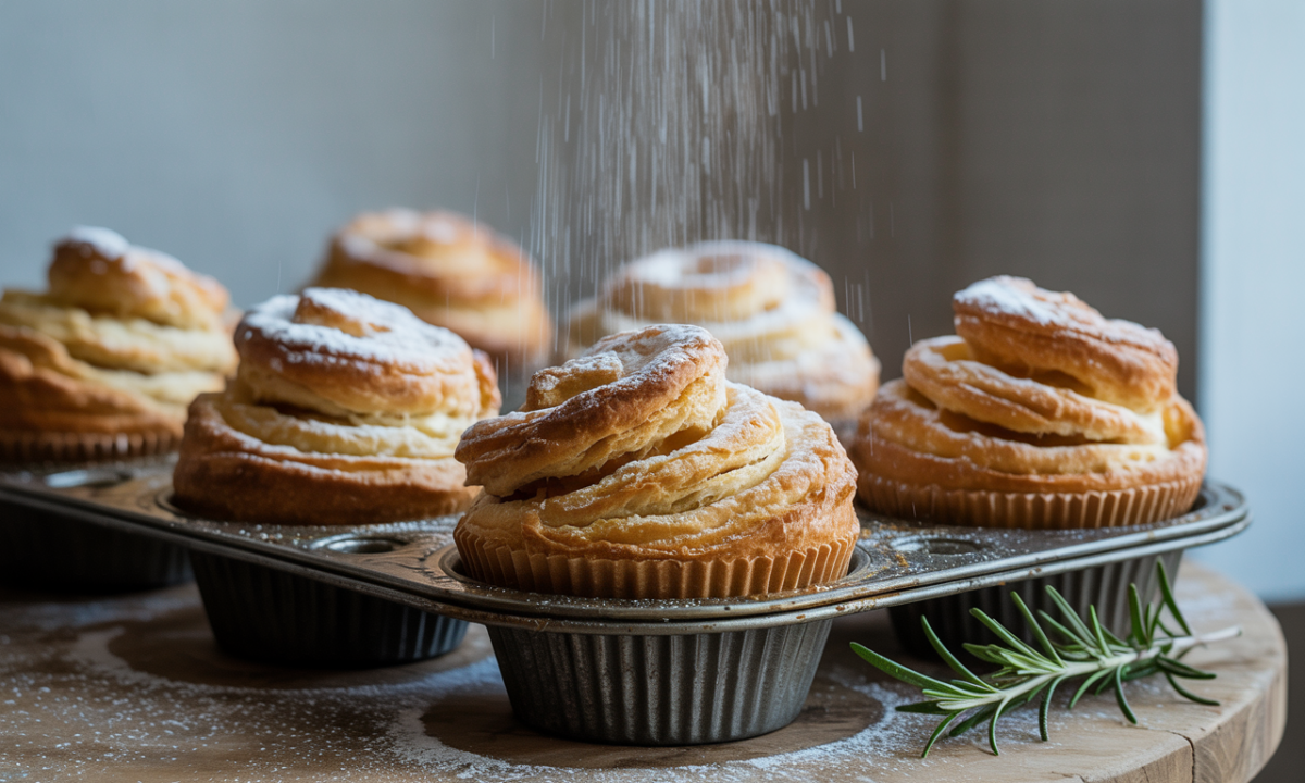 découvrez les cruffins dorés au sucre glace, la gourmandise parfaite pour transformer vos petits-déjeuners du week-end en un moment délicieux et réconfortant.