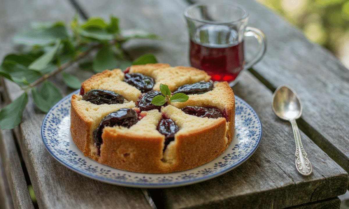 savourez le far breton aux pruneaux fondants, préparé avec du lait entier, une délicieuse spécialité bretonne qui ravit les papilles dès la première bouchée.