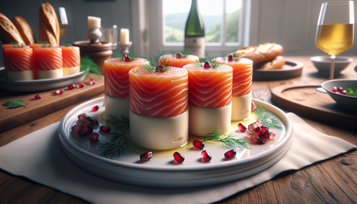 Bûchettes Saumon au Fromage Frais