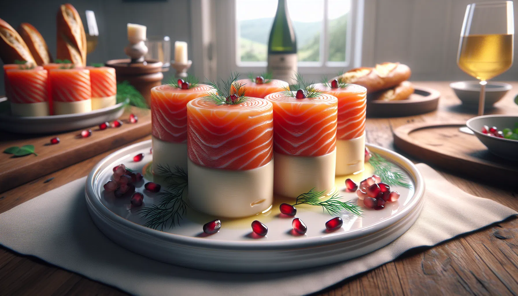 Bûchettes Saumon au Fromage Frais