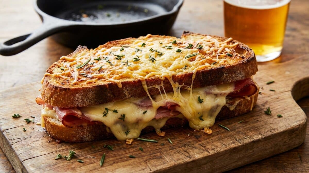 découvrez notre croque-monsieur savoyard revisité, un délicieux mélange de saveurs de montagne qui fond dans la bouche et séduit tous les amateurs de gourmandise.