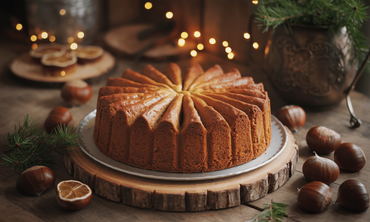 découvrez le gâteau aux marrons de julie andrieu, un délice fondant aux saveurs authentiques qui vous transporte dans les souvenirs gourmands des recettes secrètes de nos grands-mères.
