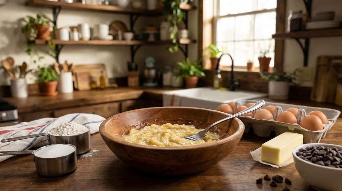 découvrez notre recette facile et rapide du gâteau banane-chocolat, fondant et irrésistible, qui plaira à toute la famille à coup sûr.