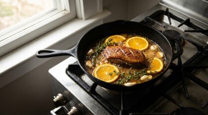 découvrez le magret à l’orange revisité, une recette fondante mêlant la douceur des agrumes et la richesse du miel pour un plat savoureux et gourmand.