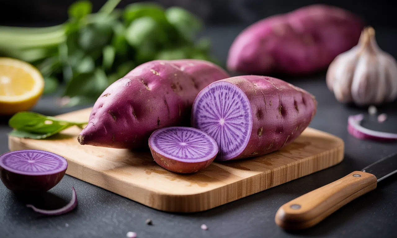 découvrez les bienfaits uniques de la patate douce violette, cet aliment magique à connaître absolument, et apprenez comment la préparer facilement chez vous pour des recettes savoureuses et saines.