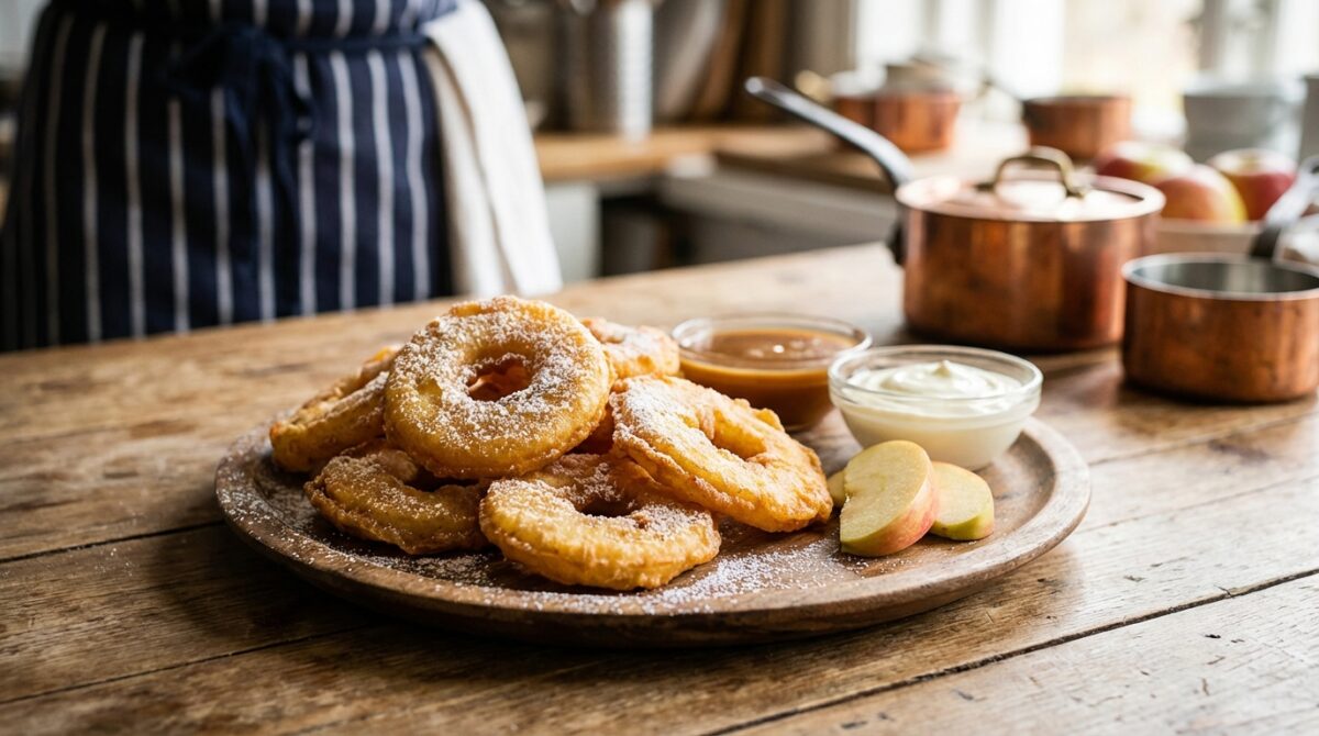 découvrez la recette des beignets aux pommes façon paul bocuse, un grand classique gourmand à réaliser facilement chez vous pour un dessert délicieux et convivial.