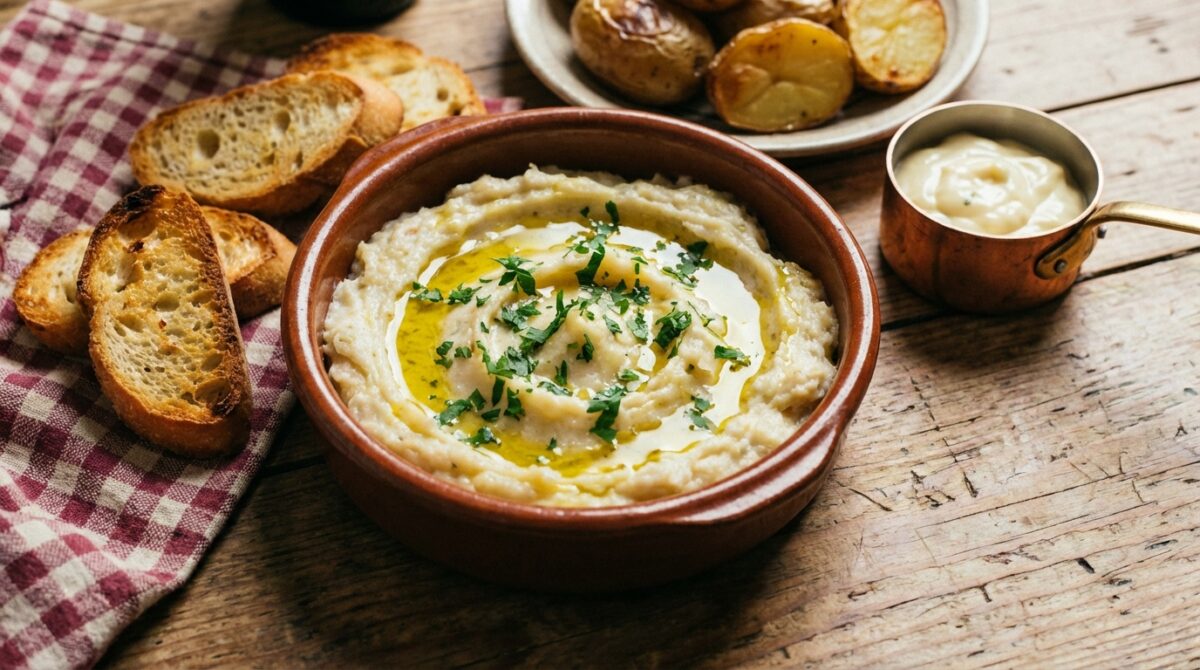 découvrez une version délicate de la brandade de cabillaud, un grand classique revisité pour ravir vos papilles.