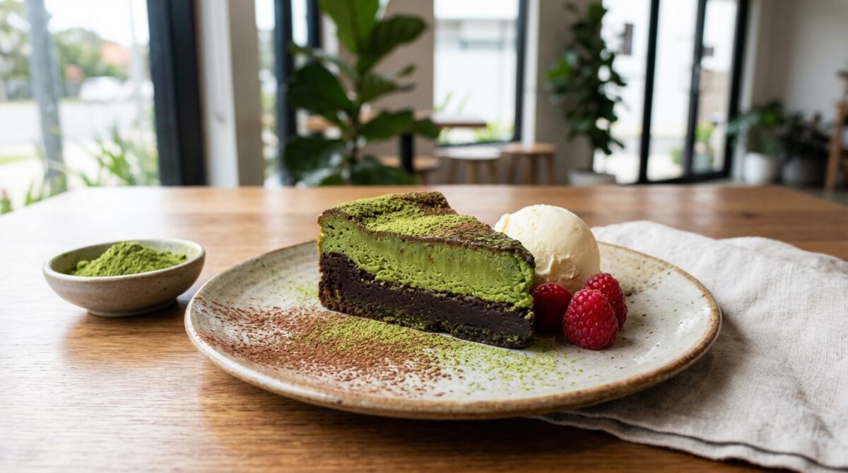 découvrez le brownie au matcha et chocolat, une recette originale et gourmande qui réinvente le dessert classique avec une touche japonaise unique.