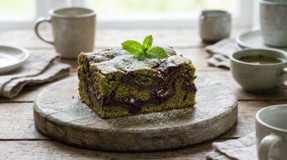 découvrez le brownie au matcha et chocolat, une délicieuse recette qui revisite le dessert classique avec une touche originale et savoureuse.