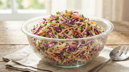découvrez notre recette de coleslaw sans mayonnaise, légère et pleine de fraîcheur, idéale pour accompagner vos repas estivaux avec une touche saine et gourmande.