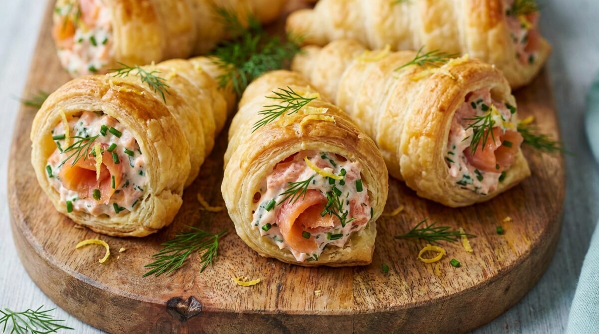 découvrez notre recette facile et élégante de cornets feuilletés au saumon et ciboulette, parfaite pour un apéritif chic et savoureux.