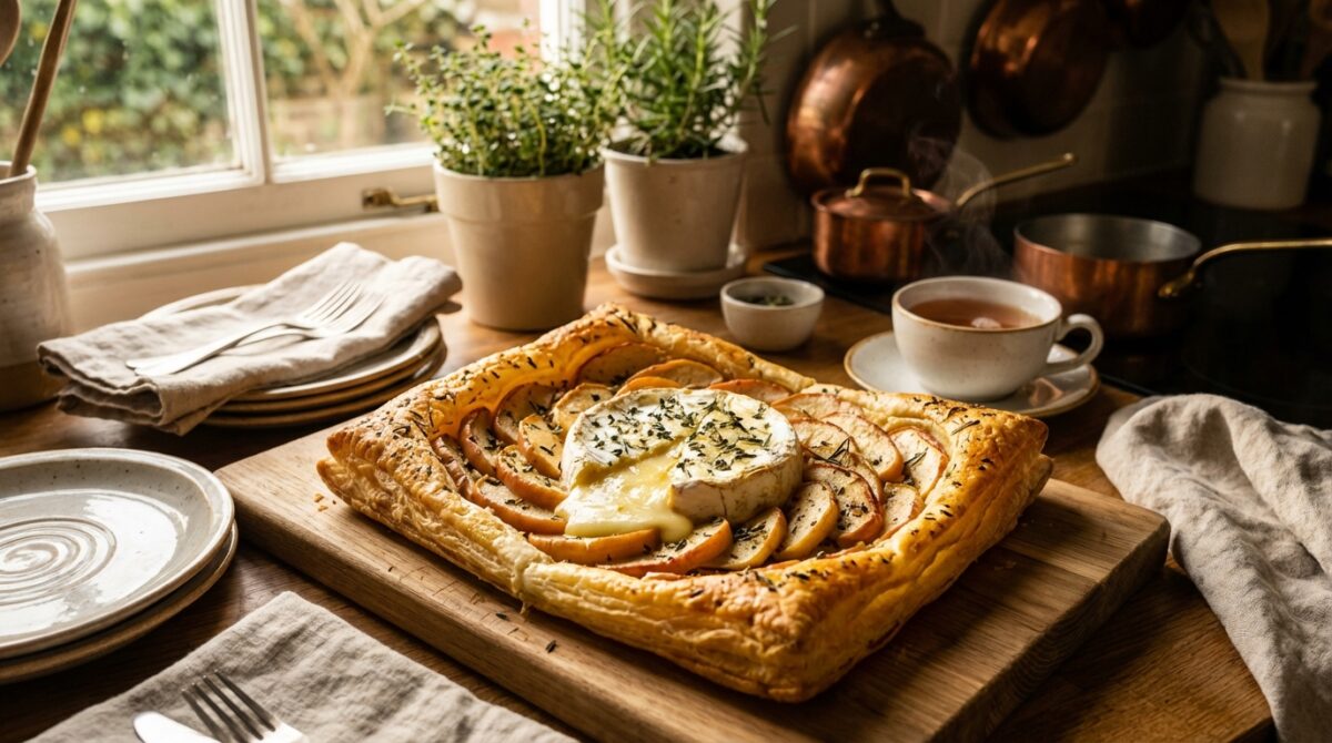 découvrez notre recette irrésistible de feuilleté de camembert au cœur coulant, un plat fondant et savoureux qui séduit les palais les plus gourmands.