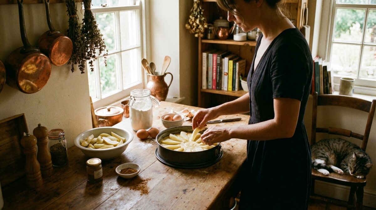 découvrez notre recette légère de gâteau aux poires sans beurre, moelleuse et facile à préparer, idéale pour un dessert sain et gourmand.