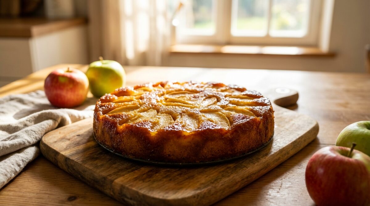 découvrez notre recette facile de gâteau-flan aux pommes maison, un dessert délicieux et simple à réaliser qui ravira petits et grands.