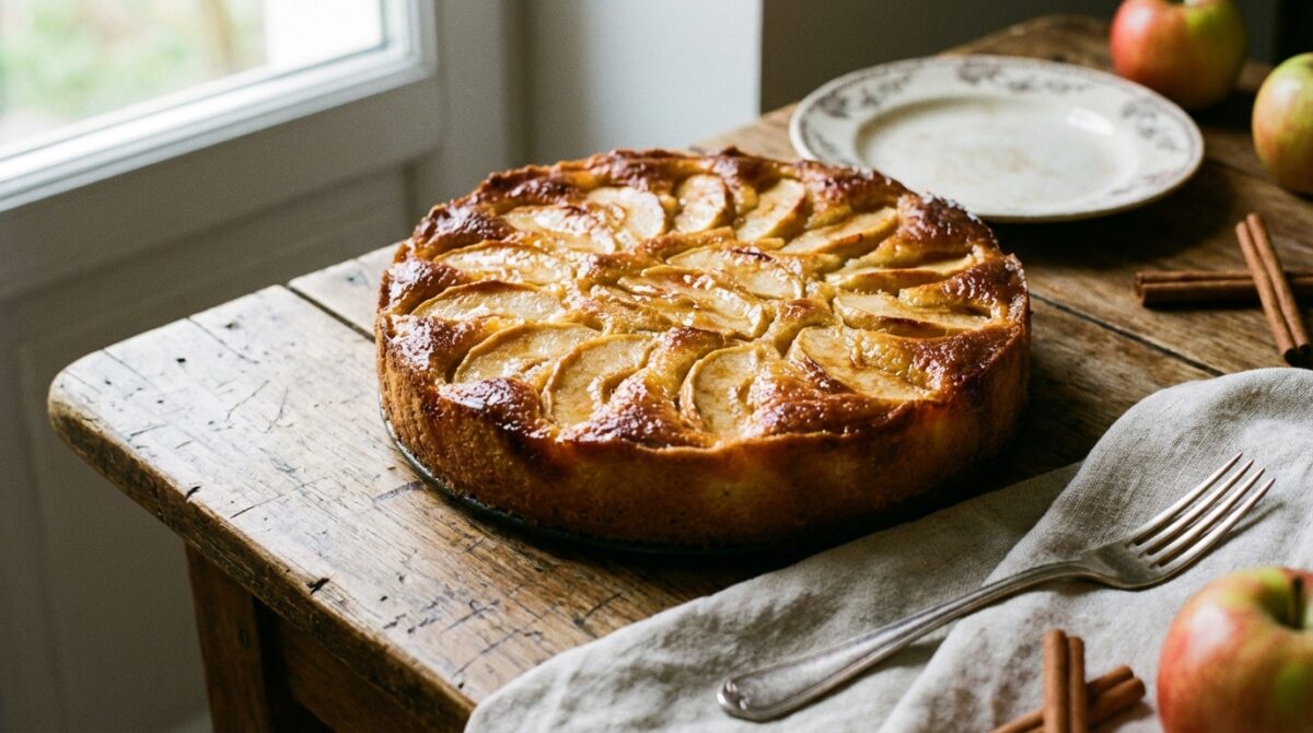 découvrez la recette facile du gâteau-flan aux pommes maison, un dessert gourmand et simple qui saura ravir toute votre famille.