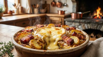 découvrez notre gâteau salé tartiflette, une recette originale et gourmande qui ravira toute la famille à l'heure de l'apéritif ou du repas.