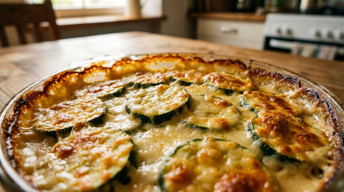découvrez notre gratin de courgettes à la béchamel, une recette dorée, crémeuse et ultra réconfortante, parfaite pour vos repas gourmands et faciles à préparer.