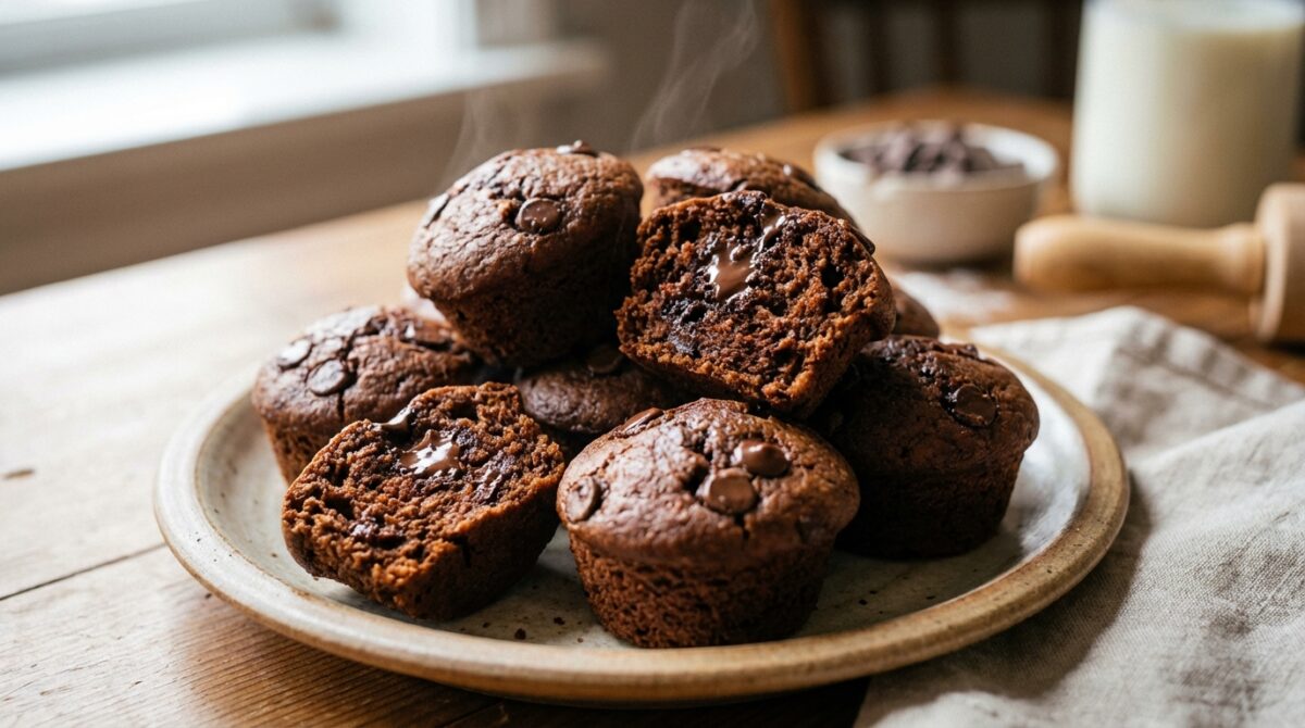 découvrez la recette irrésistible des mini muffins au chocolat maison, parfaits pour une gourmandise à partager ou à savourer en solo. impossible d’en manger qu’un !