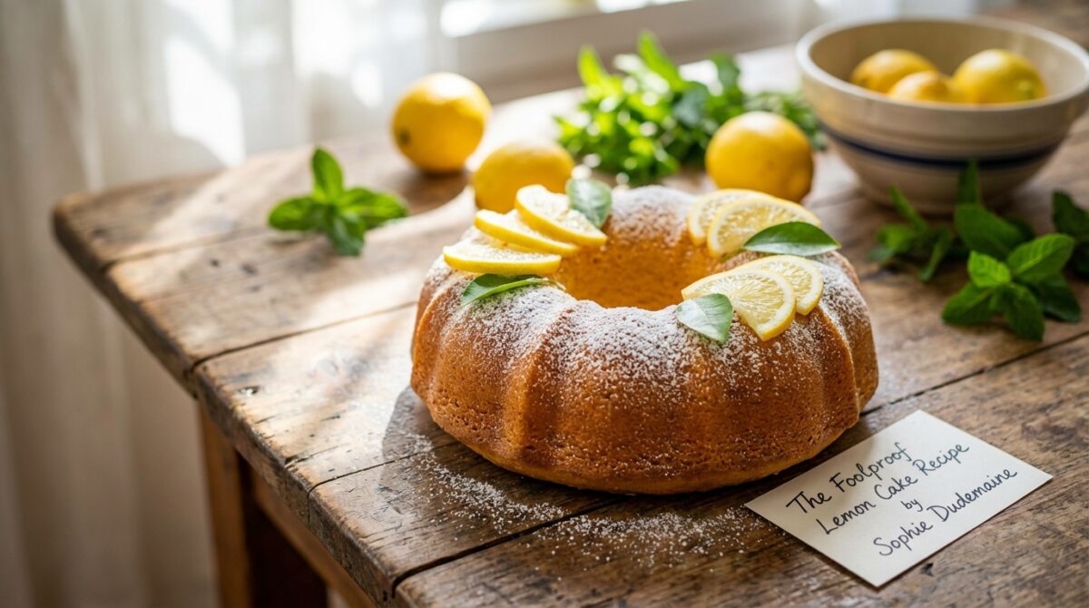 découvrez la recette inratable du cake au citron de sophie dudemaine, facile à réaliser et délicieusement moelleux, parfaite pour toutes les occasions.