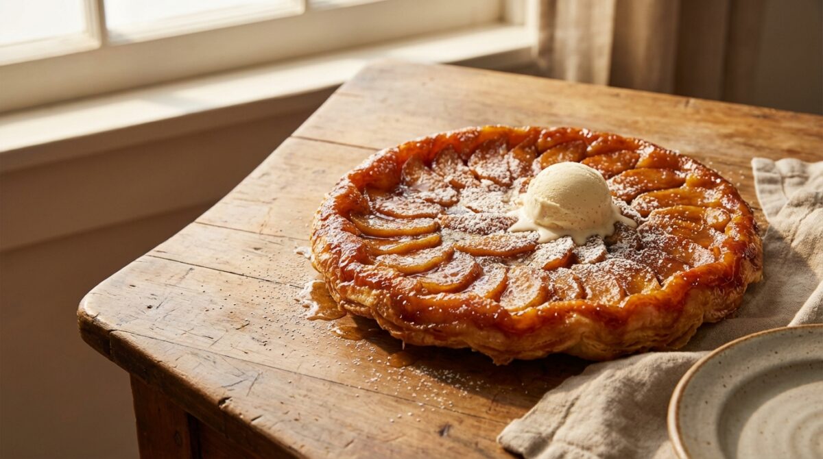 découvrez notre recette facile de tarte fine aux pommes caramélisées, un dessert maison gourmand et parfumé qui ravira vos papilles.