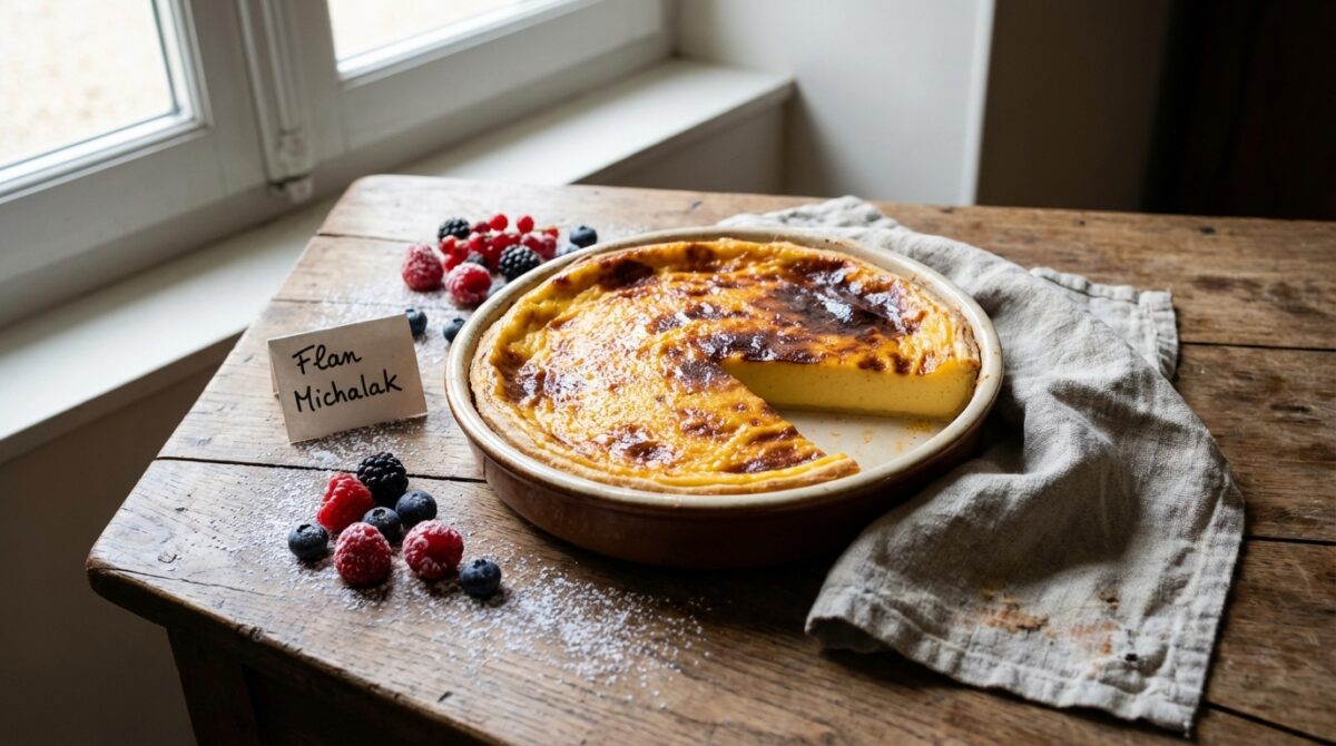 découvrez la recette culte du flan pâtissier ultra onctueux de christophe michalak, un dessert incontournable à réaliser chez vous pour un moment gourmand exceptionnel.