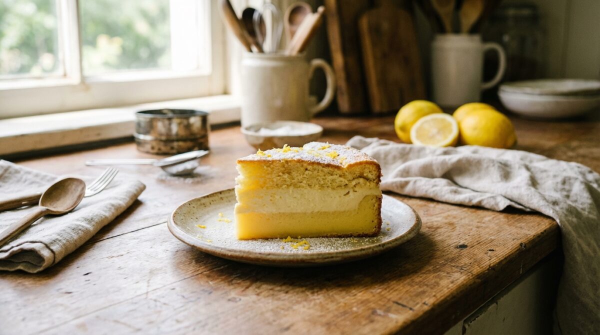 découvrez le gâteau magique au citron, un dessert étonnant qui séduit par sa texture unique et son goût frais. parfait pour impressionner vos invités à chaque occasion.