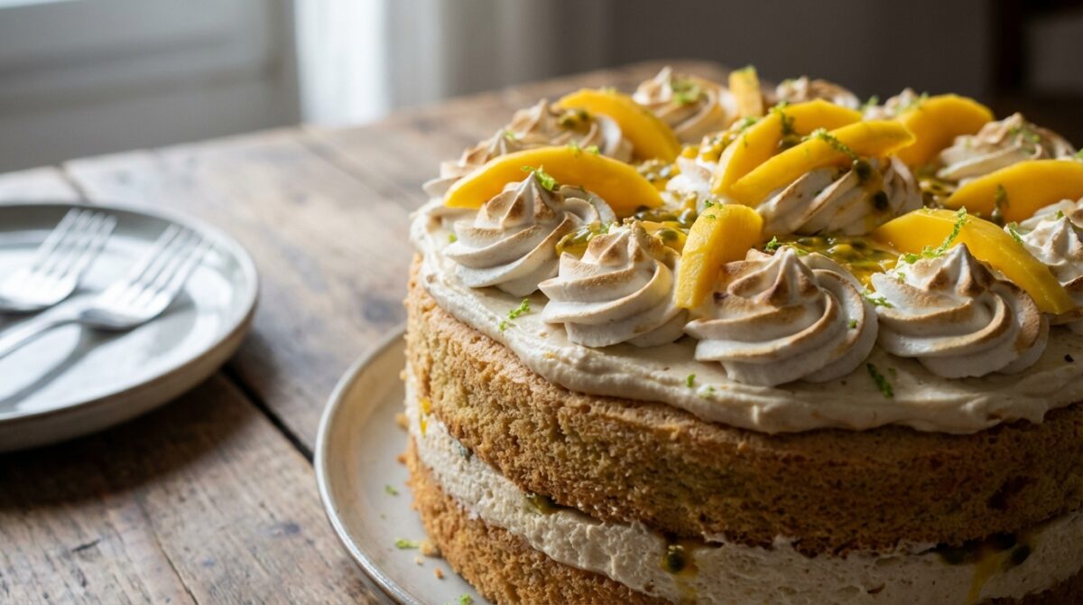 découvrez notre mont blanc antillais à la crème coco, un gâteau moelleux et parfumé qui marie douceur et exotisme pour un dessert irrésistible.