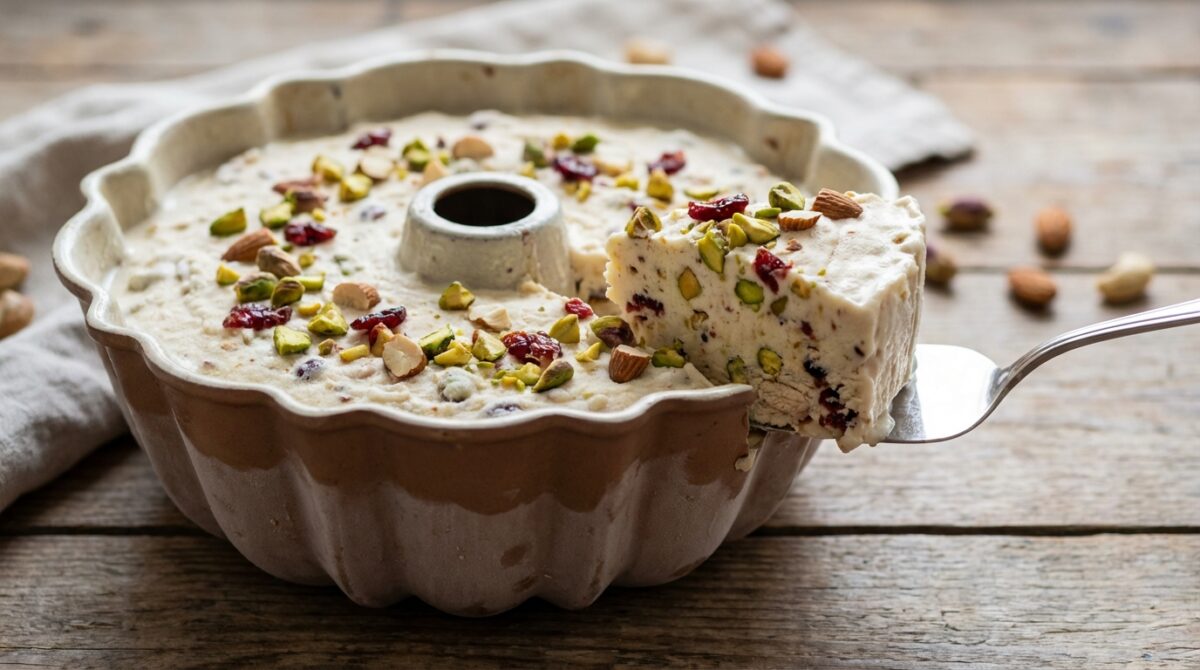 découvrez la recette facile et irrésistible du nougat glacé de julie andrieu, parfaite pour régaler toute la famille et impressionner vos invités.