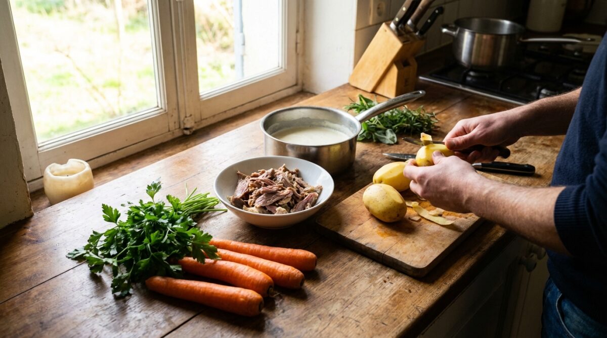 découvrez notre recette maison de parmentier de canard confit, un plat généreux et savoureux qui ravira toute la famille.