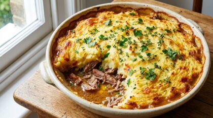 découvrez notre recette maison de parmentier de canard confit, un plat généreux et savoureux qui ravira tous les palais. facile à préparer et parfait pour un repas convivial.