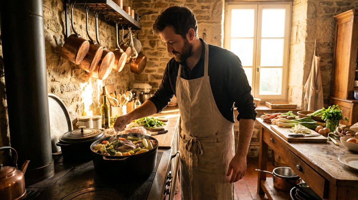 découvrez la recette gastronomique du pot-au-feu version yannick alléno, qui sublime la tradition avec élégance et saveurs uniques.