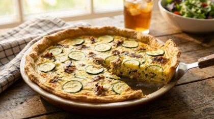 découvrez notre recette de quiche maison au thon et courgette, fondante et riche en saveurs, parfaite pour un repas gourmand et facile à préparer.