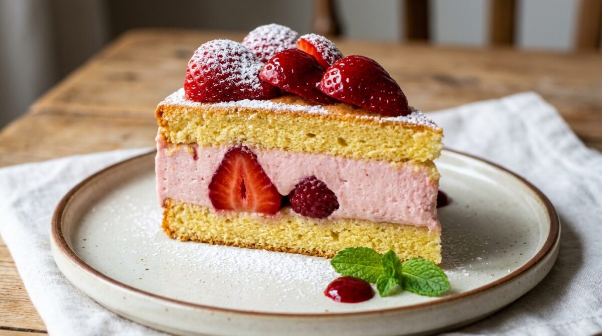 découvrez la recette du fraisier avec une génoise moelleuse, une crème onctueuse et des fraises fraîches pour un dessert gourmand et rafraîchissant.