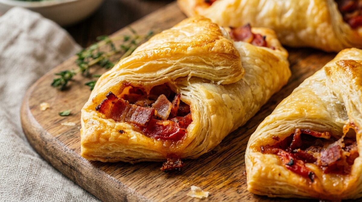 découvrez la recette irrésistible des roulés feuilletés à la tomate et au bacon croustillant, parfaits pour un apéritif savoureux et facile à préparer.
