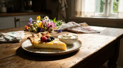 découvrez la recette de la tarte ricotta-citron, une douceur légère et délicieusement acidulée, parfaite pour allier fraîcheur et gourmandise.