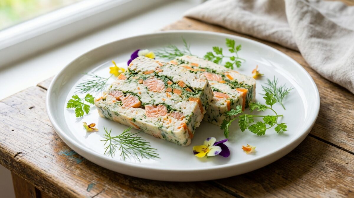 découvrez notre recette de terrine aux deux poissons, une entrée fraîche et raffinée parfaite pour impressionner vos invités dès l'apéritif.