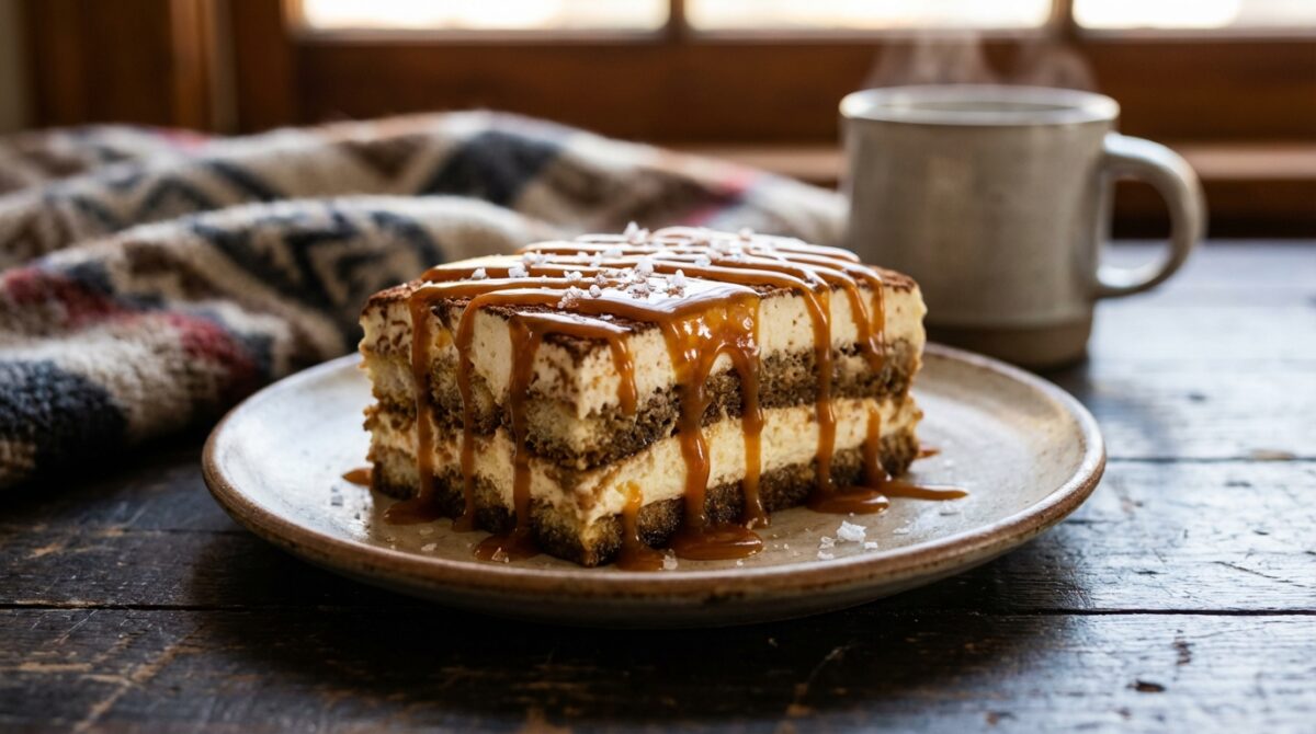 découvrez notre recette de tiramisu au caramel au beurre salé, un dessert gourmand et réconfortant qui ravira vos papilles à chaque bouchée.