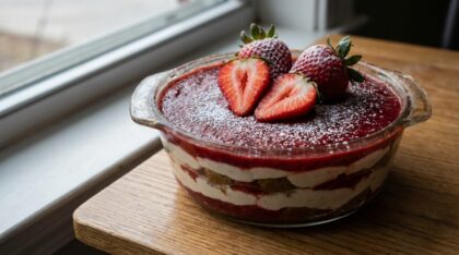 découvrez notre recette simple et élégante de tiramisu aux fraises et mascarpone, parfaite pour impressionner vos invités lors de vos réceptions.