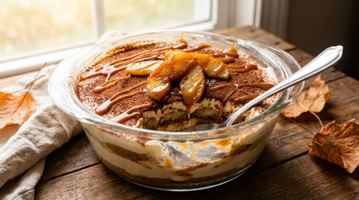 découvrez notre recette de tiramisu pommes-caramel, une version fruitée et ultra gourmande du dessert italien classique, parfaite pour surprendre vos papilles.