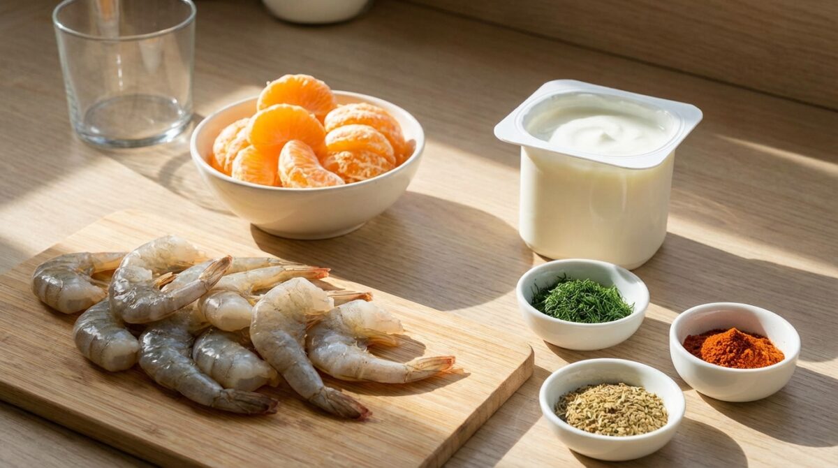 découvrez une entrée fraîche et surprenante avec nos verrines clémentines et crevettes, alliant douceur fruitée et saveurs marines pour émerveiller vos papilles.