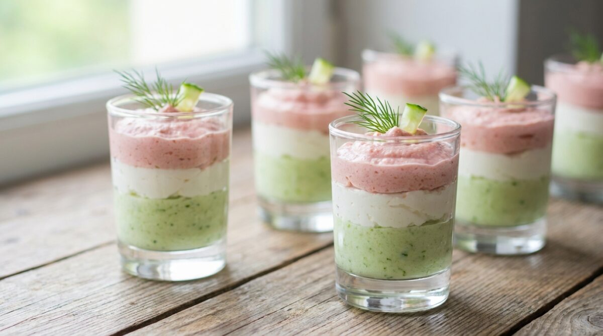 découvrez une recette rapide et facile de verrines au concombre et vache qui rit, parfaite pour un apéro frais et savoureux qui plaira à tous vos invités.