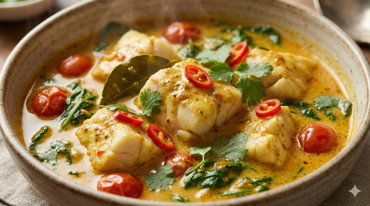 Ce mijoté de poisson curry et lait de coco change tout avec un simple détail