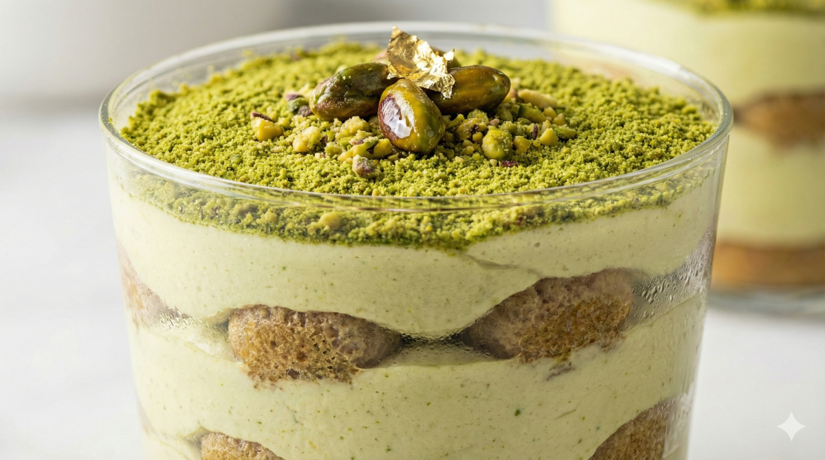 Ce tiramisu pistache fait toujours sensation pendant Ramadan