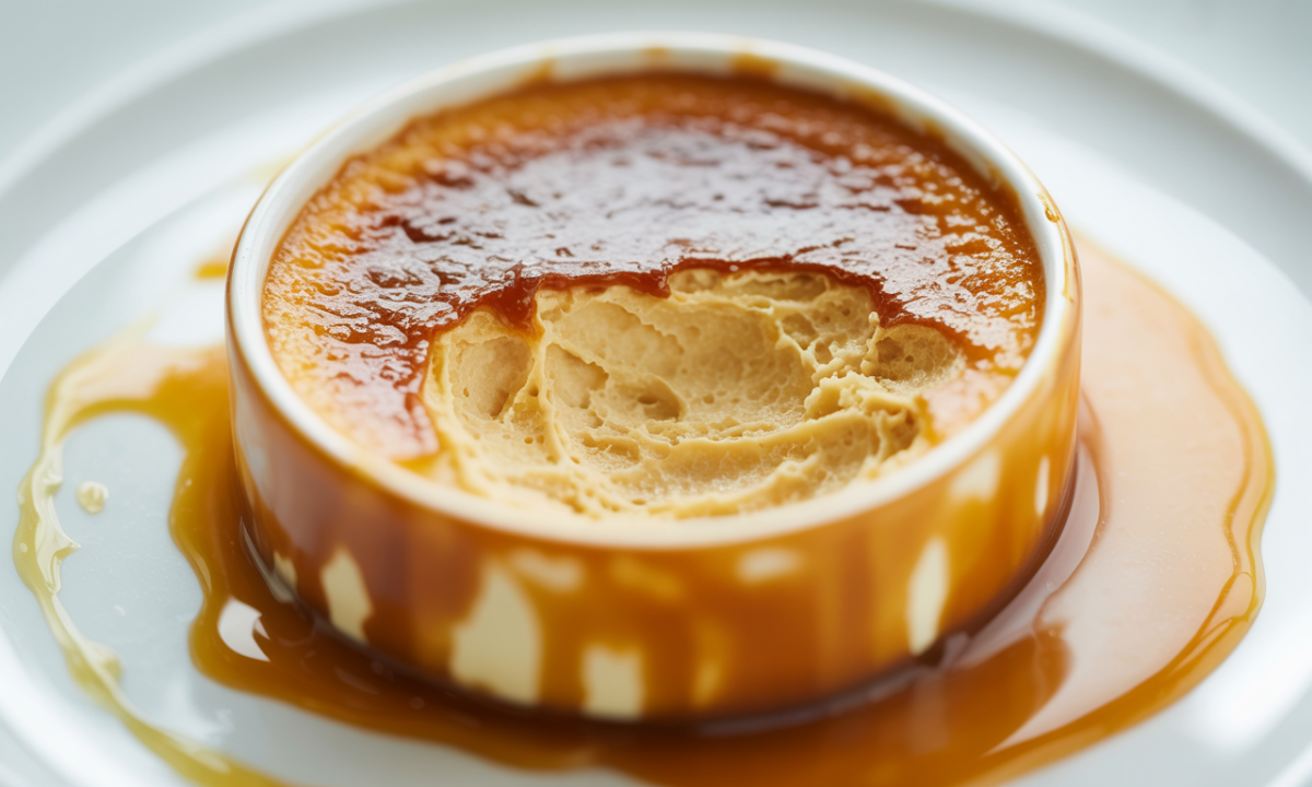 Crème brûlée au caramel beurre salé mousseuse : le dessert fondant qui fait craquer