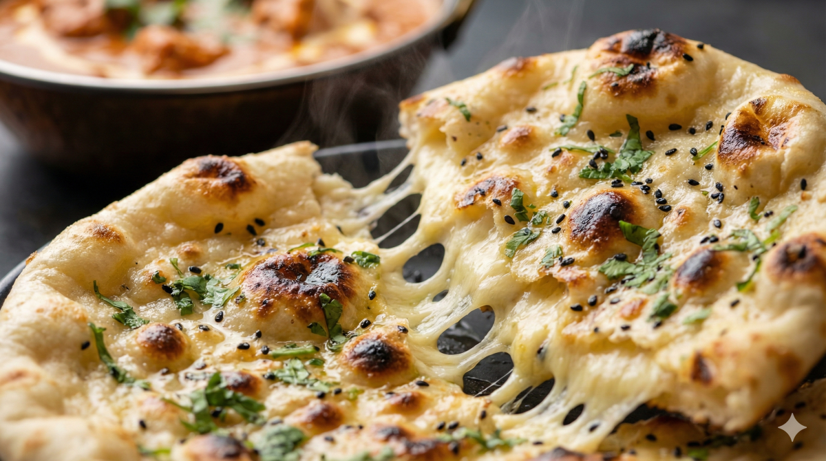 Impossible de résister à ces cheese naans ultra fondants au Thermomix