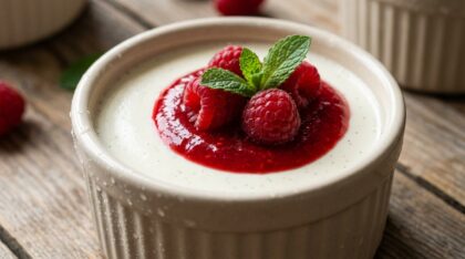 découvrez la panna cotta à l’italienne, un dessert léger et savoureux qui conclut parfaitement votre repas avec douceur et délicatesse.